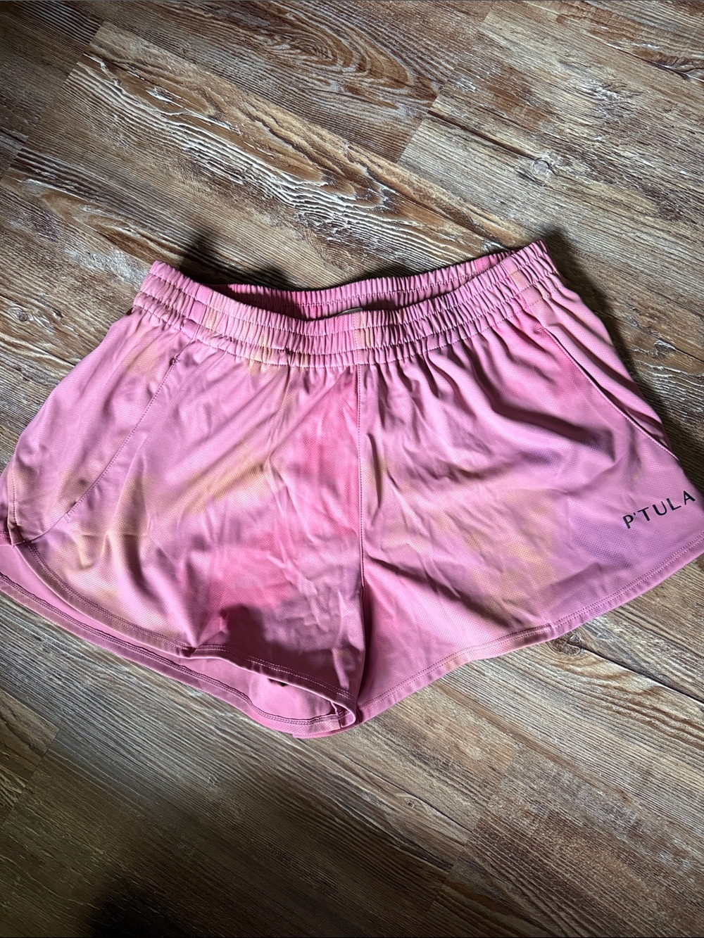 P'tula Rose Pink Women's Athletic Shorts